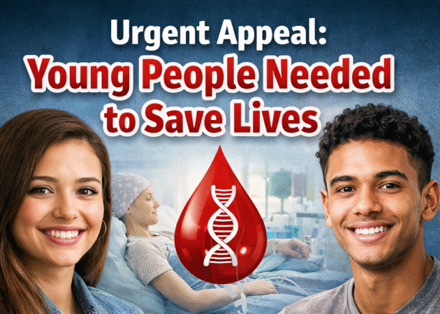 Urgent Appeal: Young People Needed to Save Lives