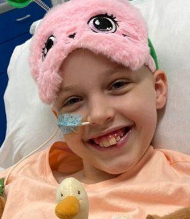 Scottish schoolgirl becomes the first in the UK to receive a breakthrough leukaemia treatment.