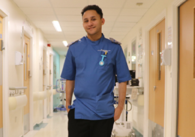 Leukaemia survivor fulfils childhood dream of becoming a nurse