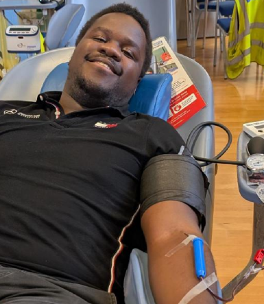 Blood donor celebrated for providing lifesaving support to sickle cell patients
