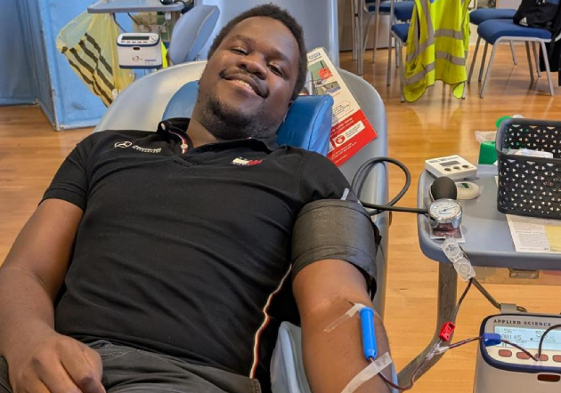 Blood donor celebrated for providing lifesaving support to sickle cell patients