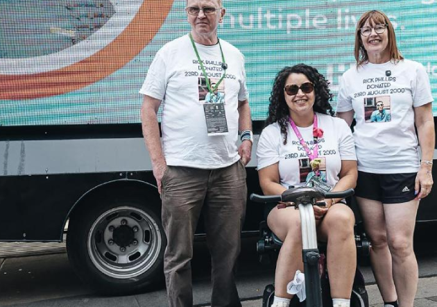 Family of organ donor and man whose life was saved meet at transplant games